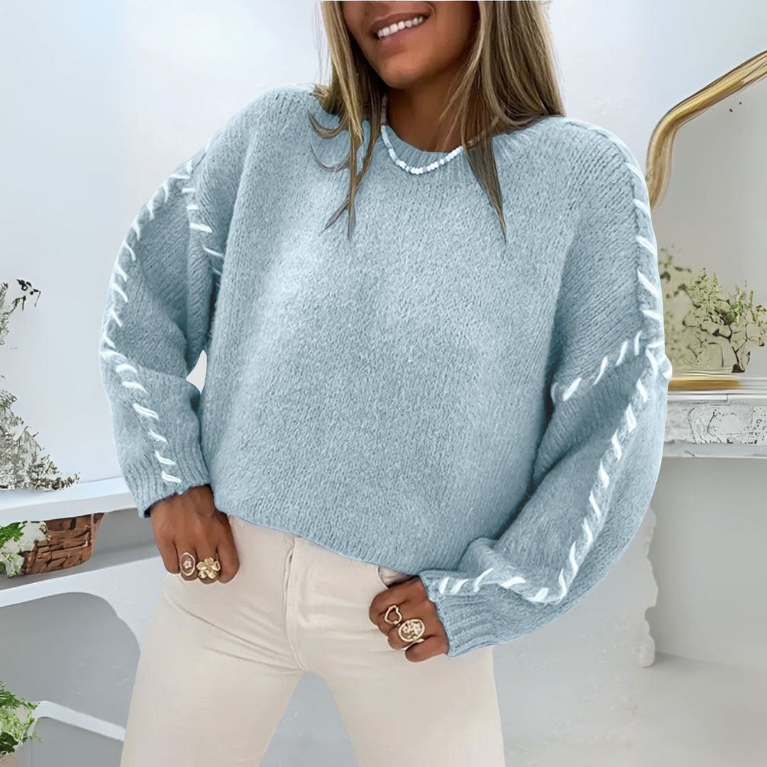 XANADU™ - Comfy Long Sleeve Round Neck Sweater