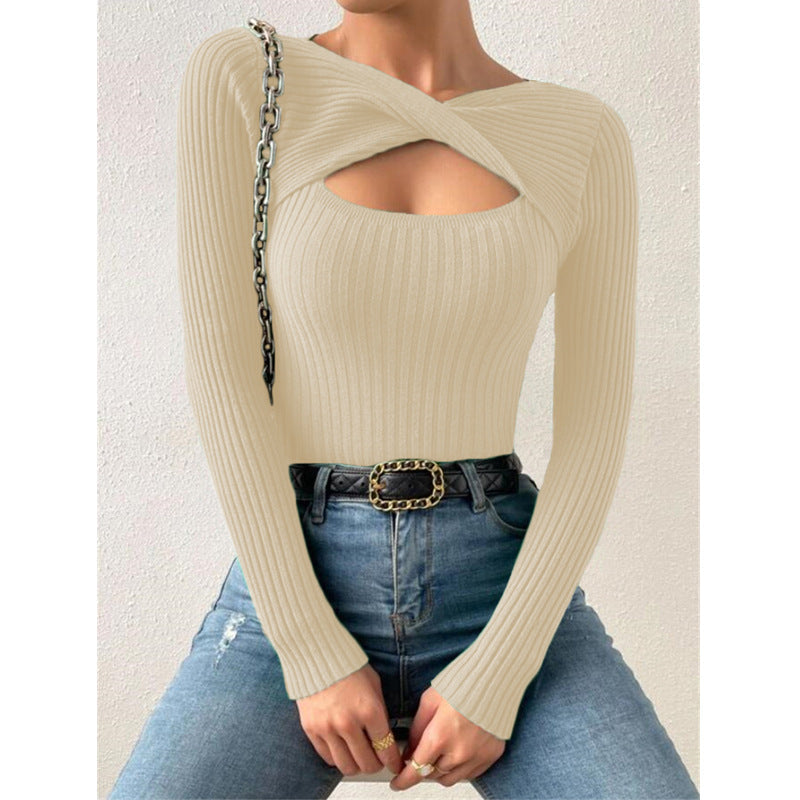QAMRA™ - Classy Long Sleeve Pullover Crew Neck Sweater