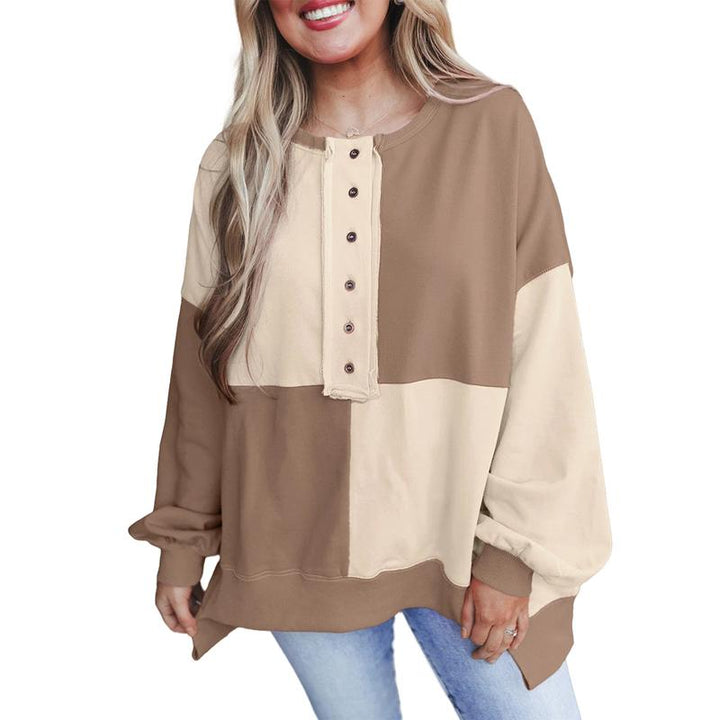 VICTORIA™ - Casual Long Sleeve Pullover with Crewneck for Daily Outfits